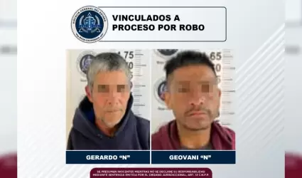 2 hombres se�alados de robo a lugar cerrado