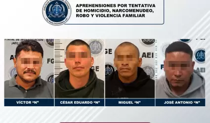 Cuatro �rdenes de aprehensi�n