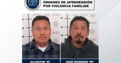 Detenidos por violencia domestica