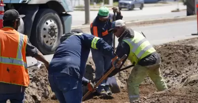 Obras bacheo San Miguel-El Sauzal