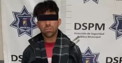 Sujeto presuntamente relacionado en robo a casa