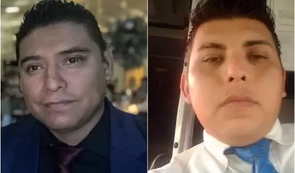 Joel Jurez Snchez y Luis Felipe Macas Arriaga, choferes de las personas desap