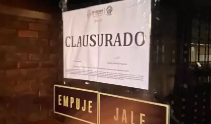 violacin de sellos de clausura