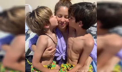 Shakira y sus hijos