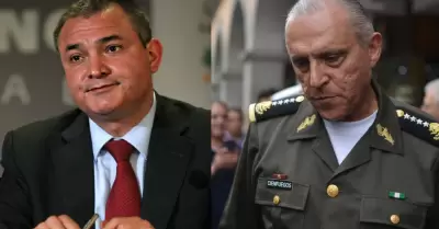 Genaro Garca Luna y el general Salvador Cienfuegos