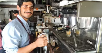 Emprendedor cafeter�a