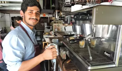 Emprendedor cafeter�a
