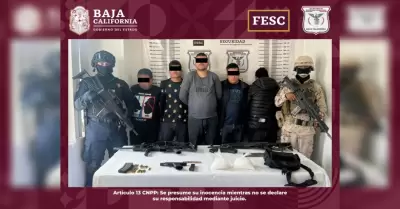 Detiene FESC a 5 personas armadas