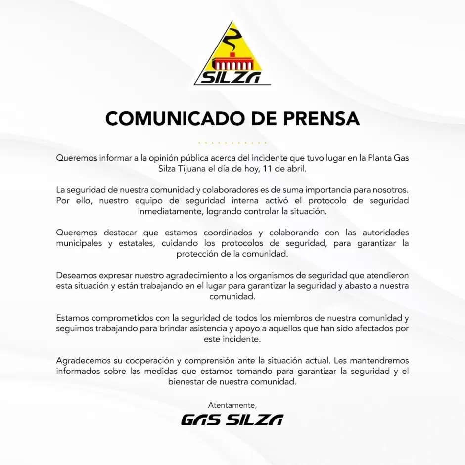 Comunicado Gas Silza