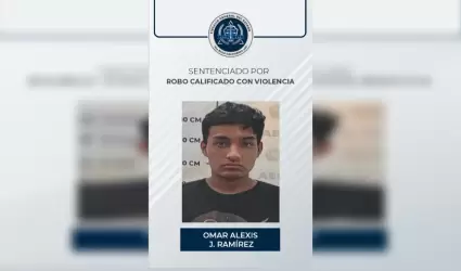 Sentencia por robo con violencia a sujeto