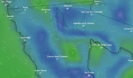 Probabilidad de lluvia en BC