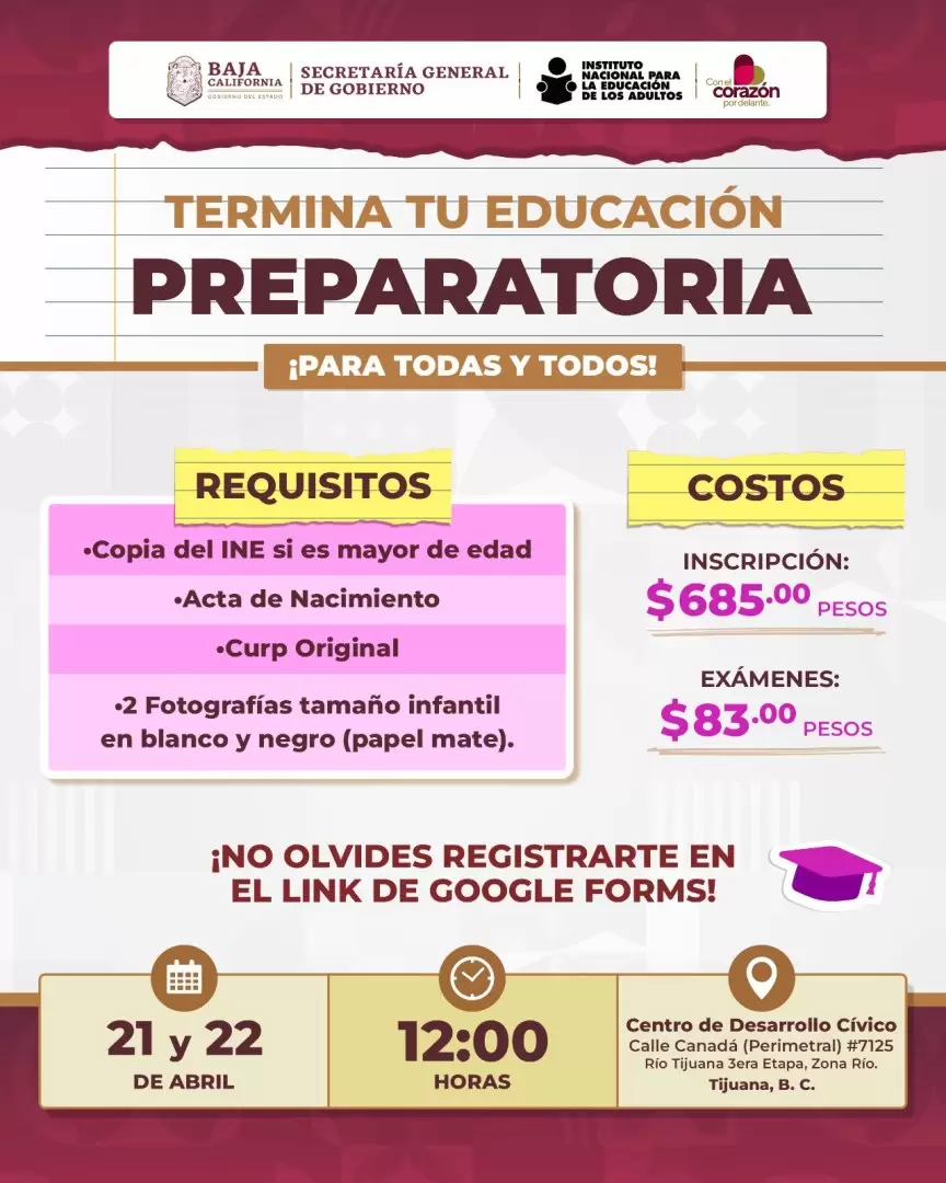 Termina tus estudios