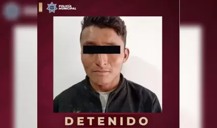 Detenido por robo a mujer