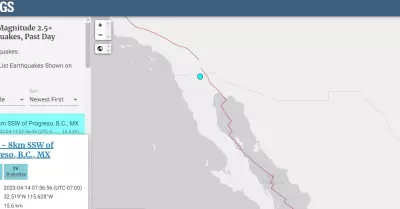 Sismo 3.7 en colonia Progreso, Mexicali