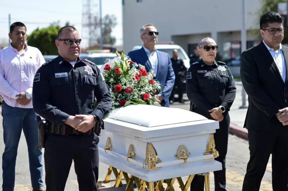 El agente de polic�a municipal perdi� la vida a causa de enfermedad, se entreg� durante 32 a�os a proteger y servir a Mexicali