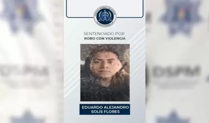 Responsable del delito de robo con violencia