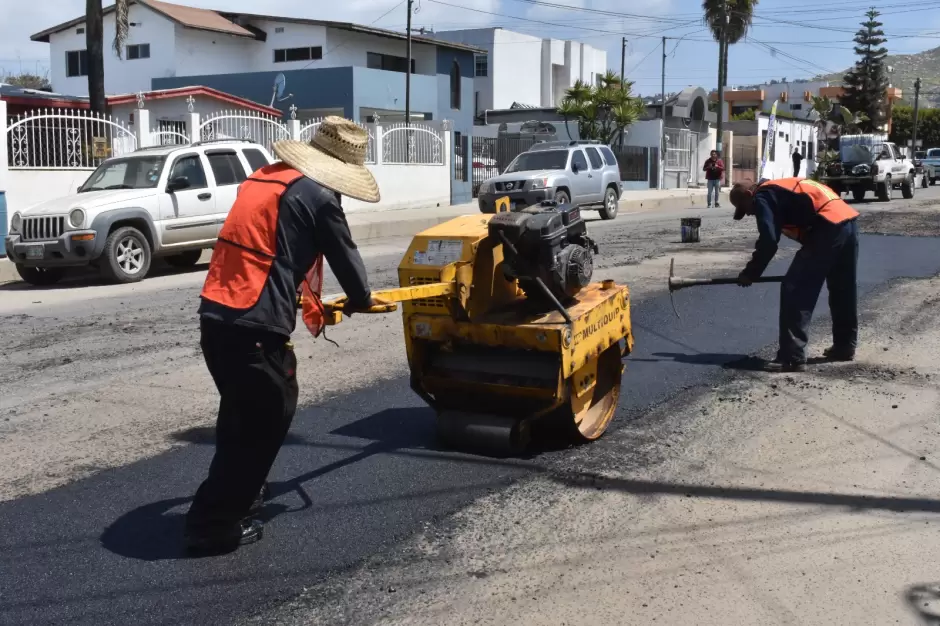 Rehabilitacin vial sobre Diamante y Mxico