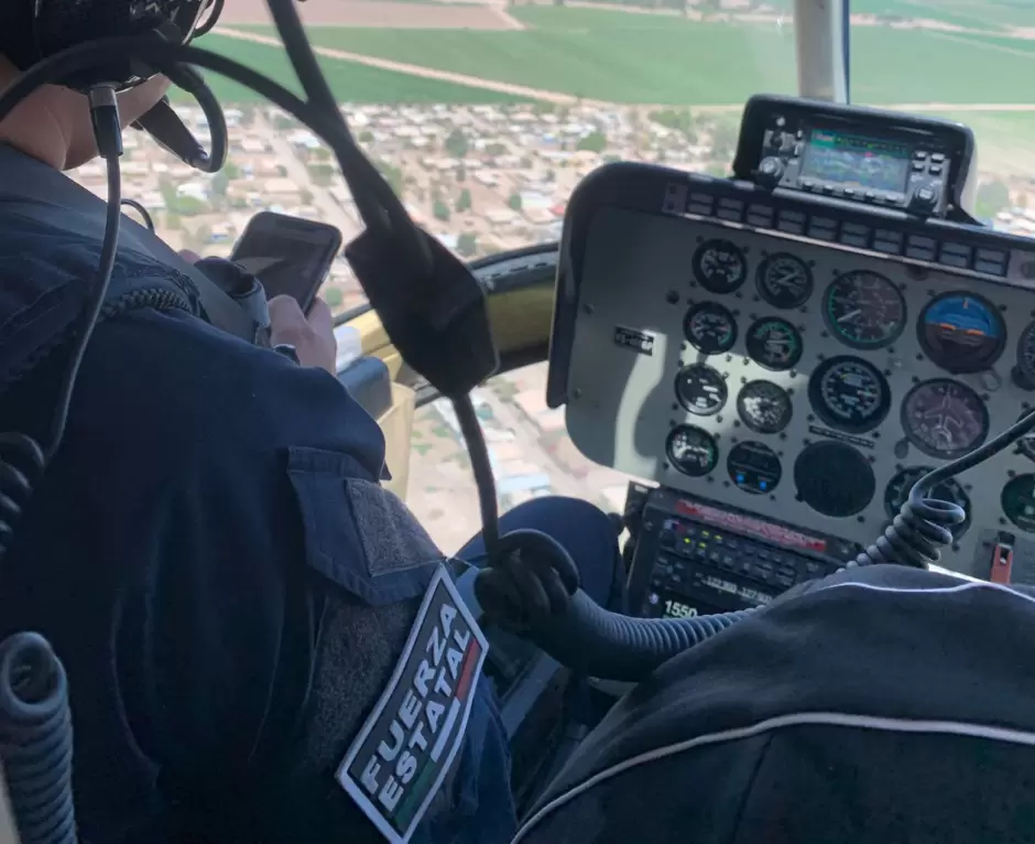 Operativo en el Valle de Mexicali