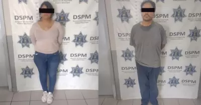 Pareja detenidos
