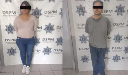 Pareja detenidos