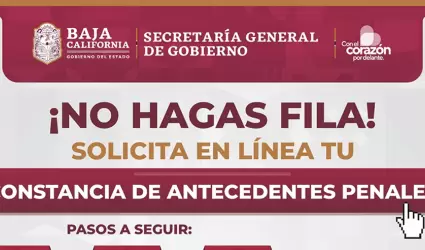 Constancia de antecedentes penales