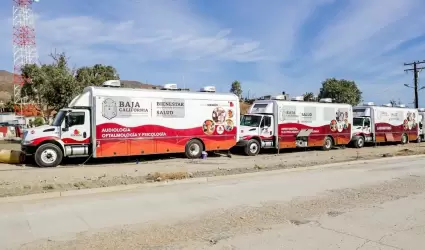 Centros de Salud mviles al Ejido La Misin en Ensenada