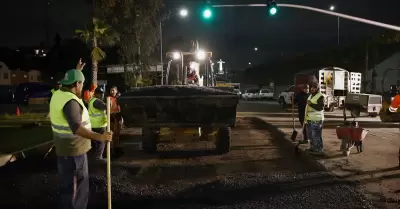 Jornadas de bacheo nocturno