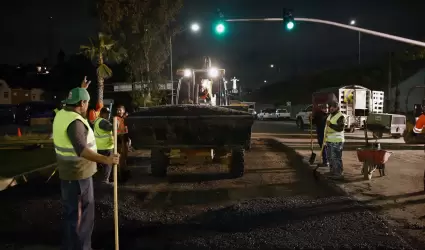 Jornadas de bacheo nocturno