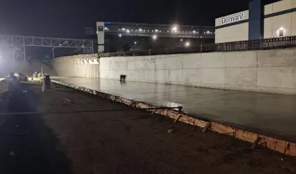Colado de losas del puente Casa Blanca