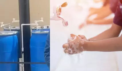 Etapa 1 del sistema de reciclaje de agua en albergue de Tijuana