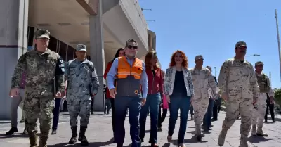 Bajacalifornianos en el Primer Simulacro Nacional