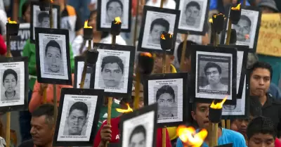 Protesta por la desaparicin de los 43 normalistas de Ayotzinapa