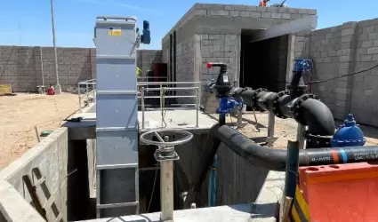 Trabajos de rehabilitaci�n del c�rcamo de aguas residuales Hidalgo