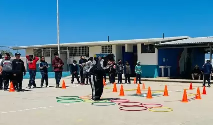 Las ni�as y ni�os se vieron beneficiados con actividades y ejercicios predeporti