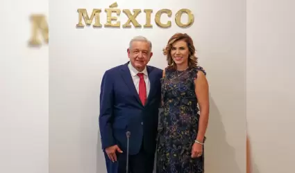 AMLO y Marina del Pilar