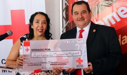 Donativo a la Cruz Roja Mexicana