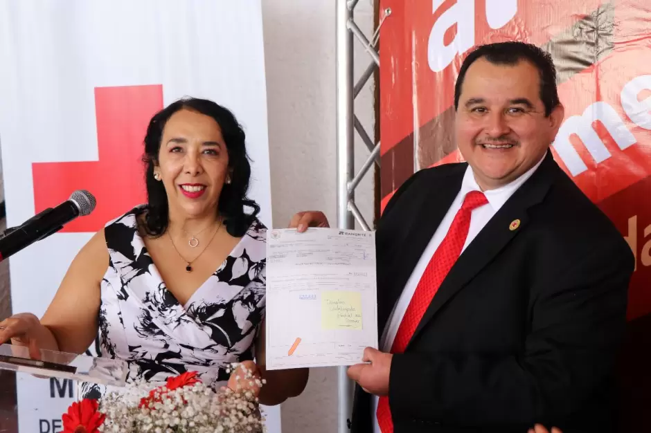 Donativo a la Cruz Roja Mexicana