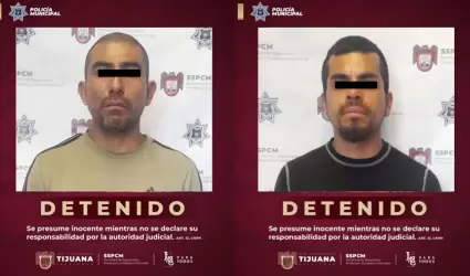 Detenidos con cristal