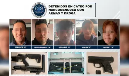 Detenidos tras cateo