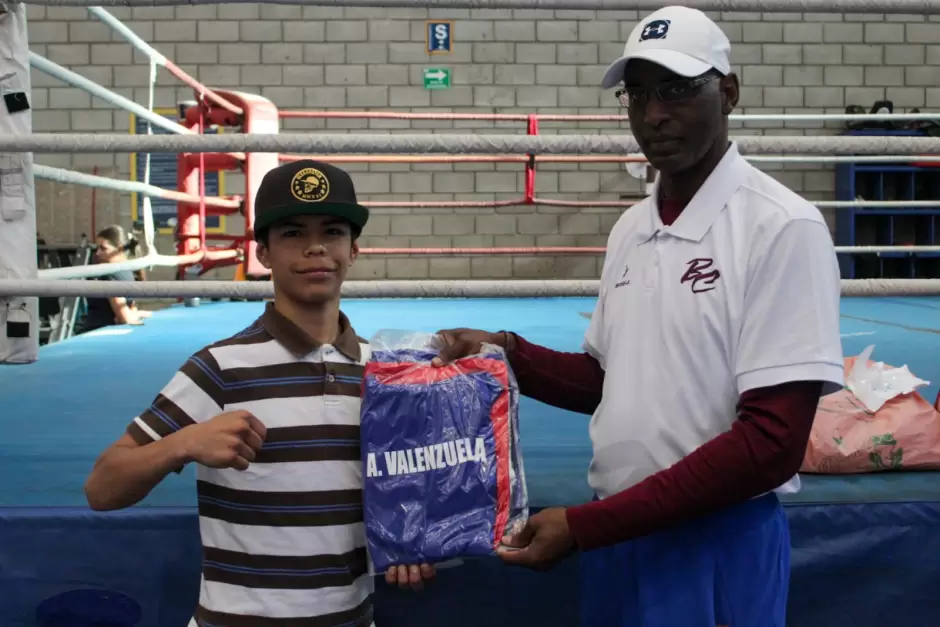 Uniformes representativos a boxeadores