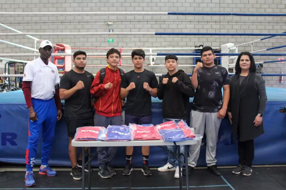 Uniformes representativos a boxeadores