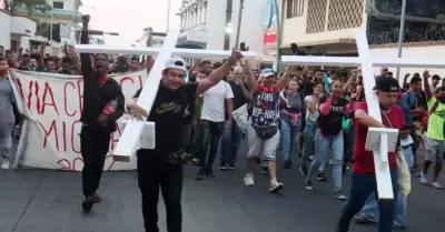 Caravana "viacrucis migrante" busca llegar a la Ciudad de Mxico