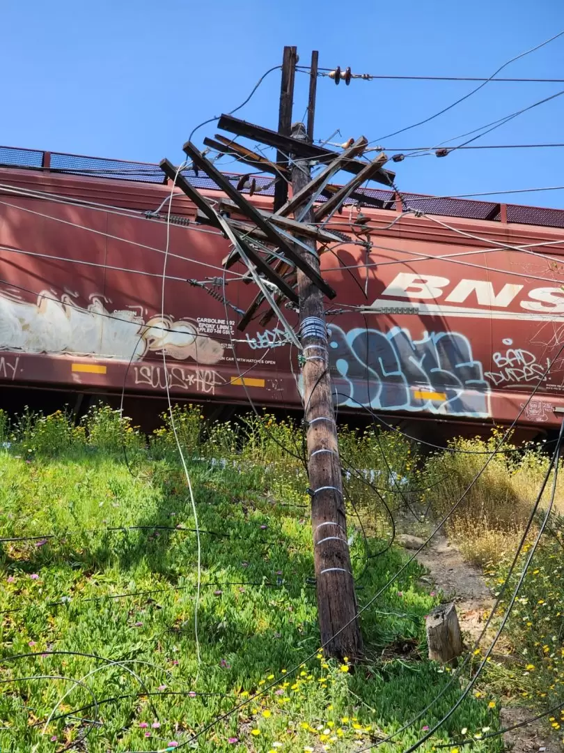 Accidente con ferrocarril