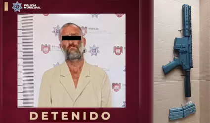 Detenido con arma
