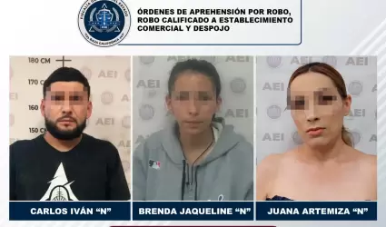 rdenes de aprehensin por robo y despojo