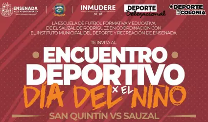 Encuentro deportivo Da del Nio