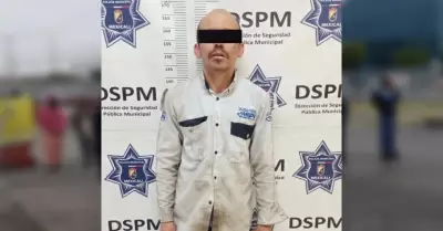 Hombre detenido por daos y robo a plantel
