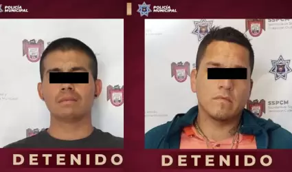 Detenidos con arma