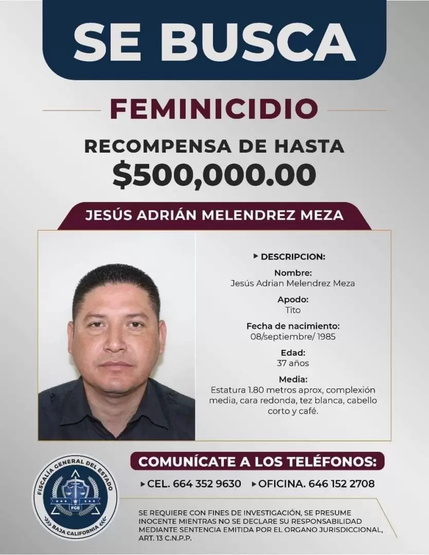 Buscado por presunto feminicidio