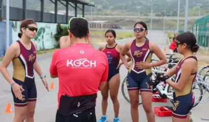 la selecci�n de triatl�n de Baja California